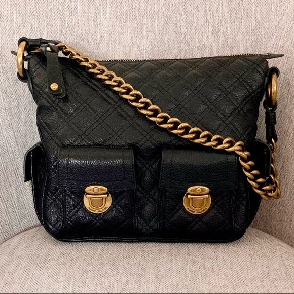 Marc Jacobs Blake Quilted Leather Leather Shoulder Bag - Picture 4 of 12